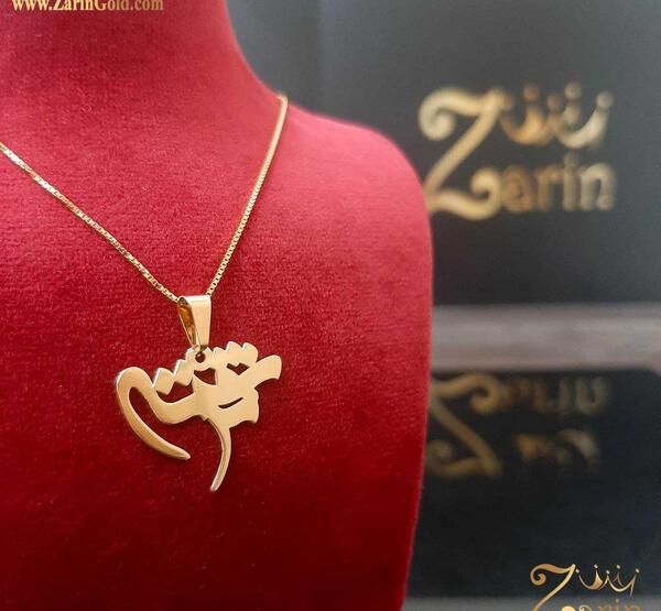 عکس پلاک فرشته طلا