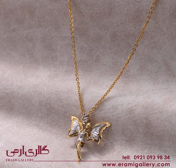 عکس پلاک فرشته طلا