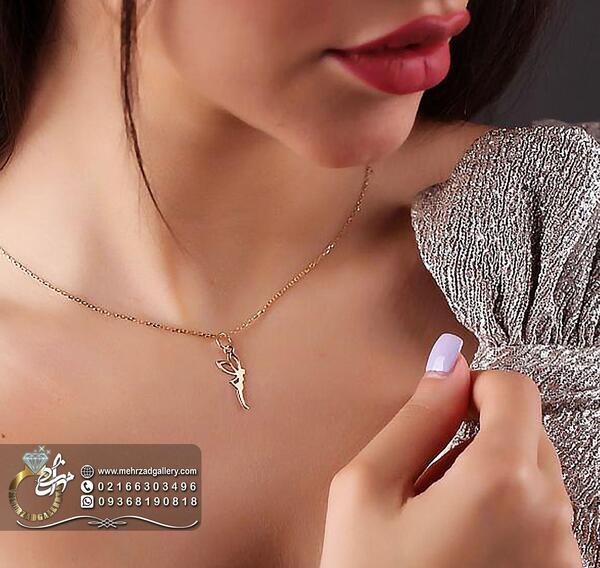 عکس پلاک فرشته طلا