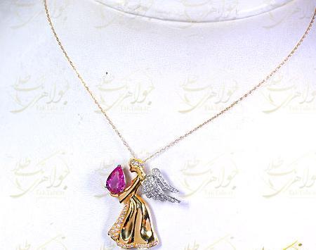 عکس گردنبند فرشته طلا