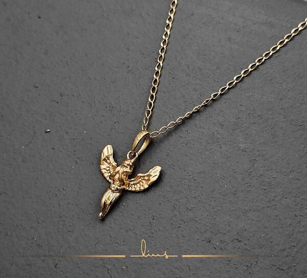 عکس گردنبند فرشته طلا