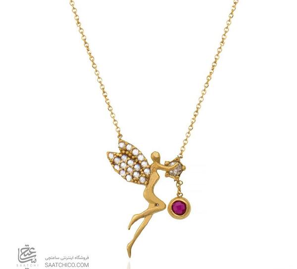 عکس گردنبند فرشته طلا