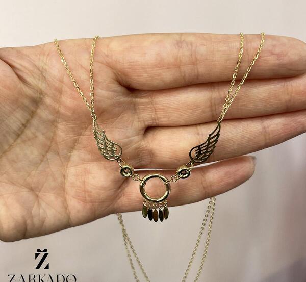 عکس گردنبند فرشته طلا