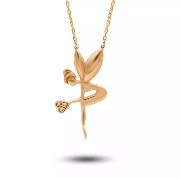 عکس گردنبند فرشته طلا