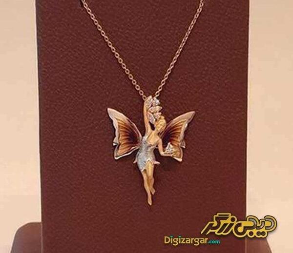 عکس گردنبند فرشته طلا