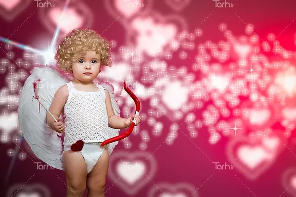 عکس فرشته با بال سیاه