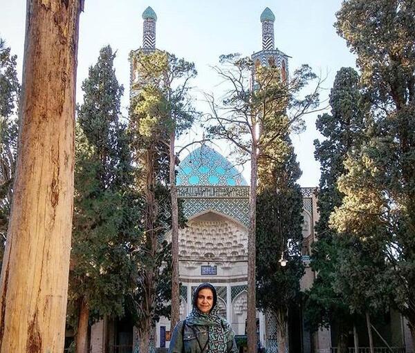 عکس فرشته سرابندی و همسرش