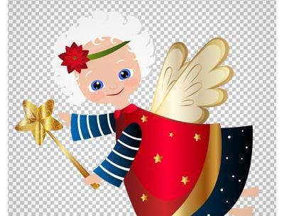 عکس دختر فرشته کارتونی
