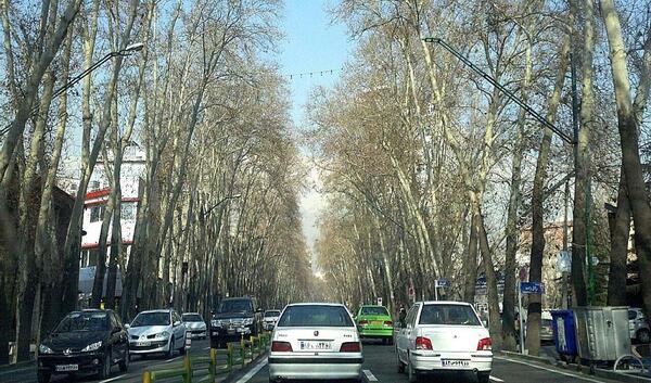 عکس خیابان فرشته تهران