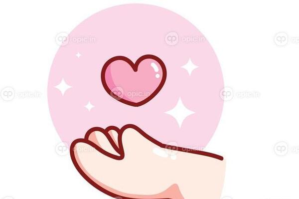 عکس فانتزی قلب سیاه سفید