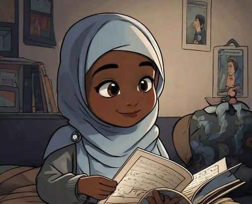 عکس فانتزی کتاب خواندن دختر