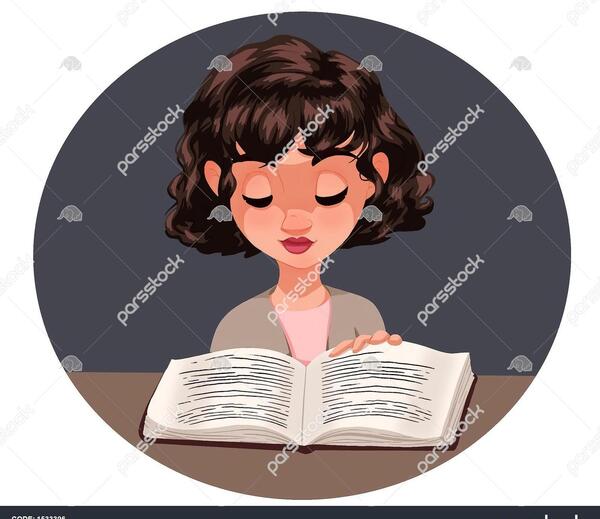 عکس فانتزی کتاب خواندن دختر
