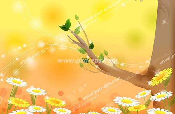 عکس فانتزی گل بابونه