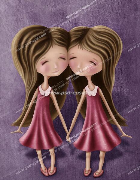 عکس فانتزی مادر و دو دختر