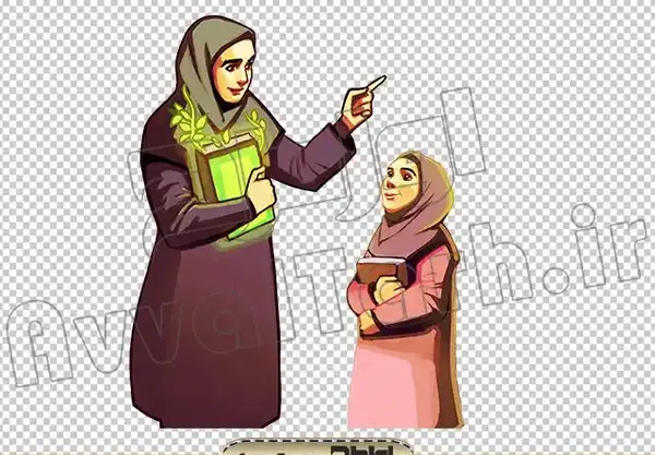 عکس فانتزی معلم و دانش آموزان