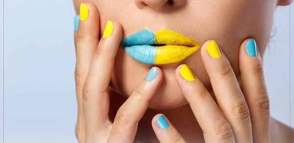 عکس فانتزی ناخن برای هایلایت