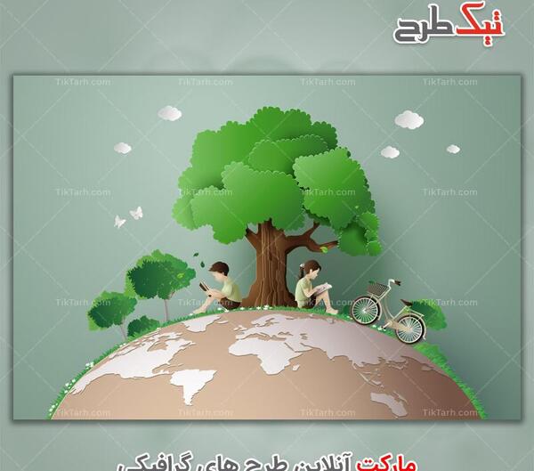 عکس والپیپر فانتزی سبز