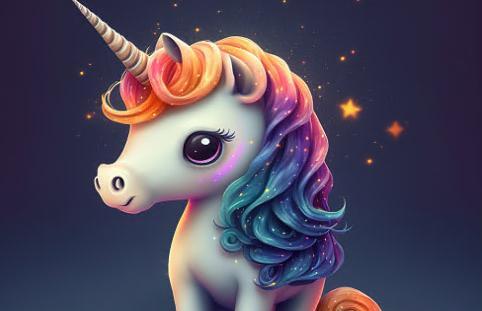 عکس یونیکورن فانتزی برای پروفایل
