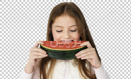 عکس فانتزی دختر با هندوانه