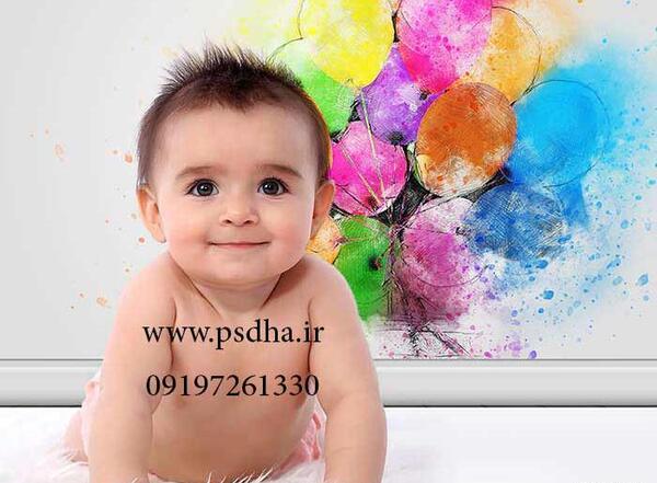 عکس های فانتزی نوزاد