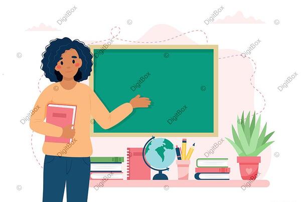 عکس معلم فانتزی پای تخته