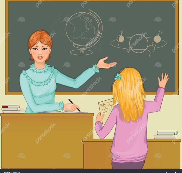 عکس معلم فانتزی پای تخته