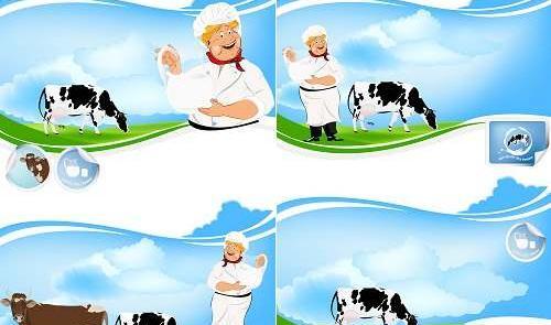 عکس فانتزی لبنیات