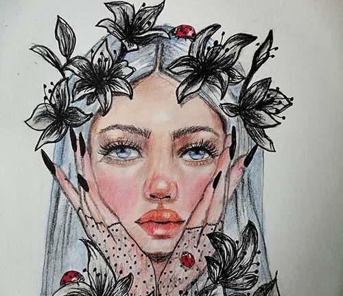 عکس نقاشی طراحی فانتزی