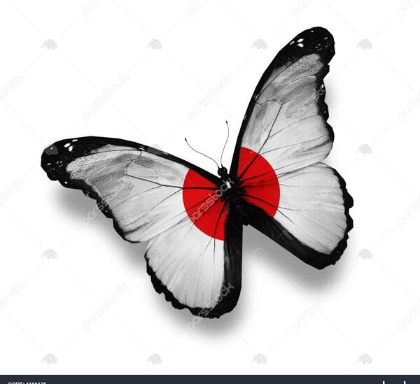 عکس پرچم ژاپن فانتزی
