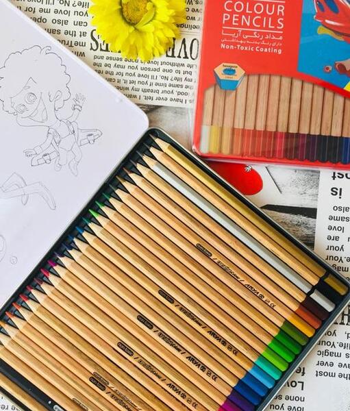 عکس فانتزی مداد رنگی