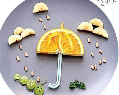 عکس نقاشی میوه و غذا