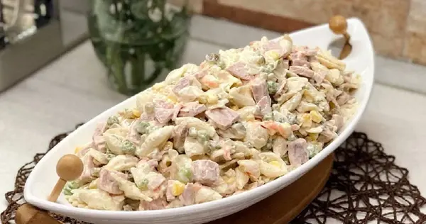 عکس غذا سالاد ماکارونی