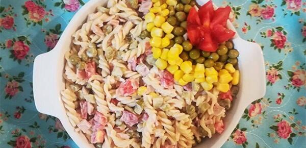 عکس غذا سالاد ماکارونی