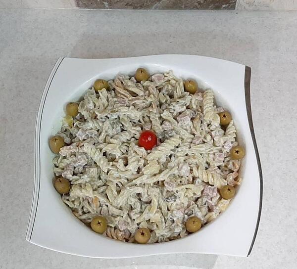 عکس غذا سالاد ماکارونی