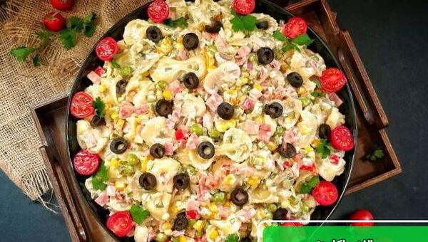 عکس غذا سالاد ماکارونی
