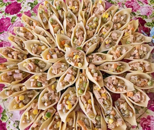 عکس غذا سالاد ماکارونی