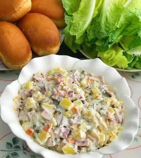 عکس غذا سالاد ماکارونی