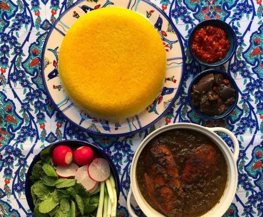 عکس غذا مرغ ترش