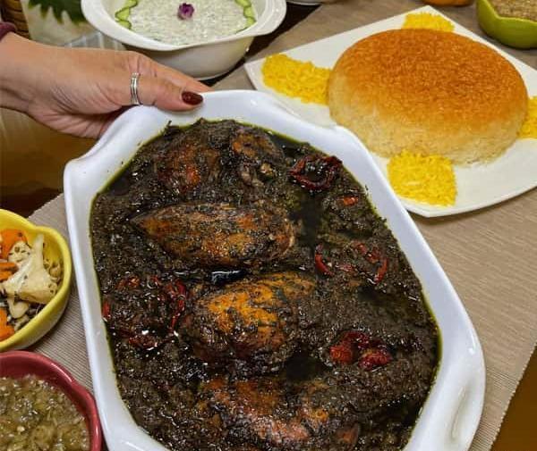 عکس غذا مرغ ترش