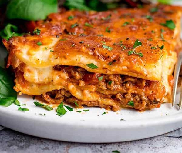 دانلود عکس غذای لازانیا