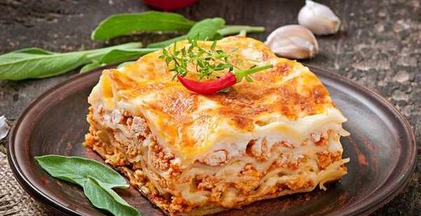 دانلود عکس غذای لازانیا