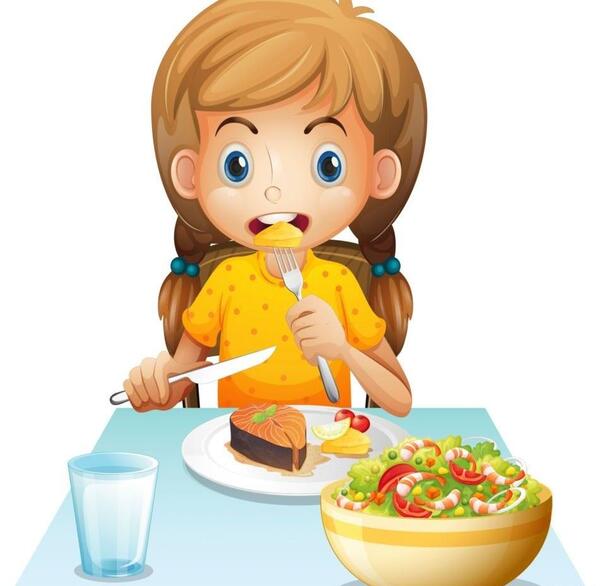 عکس از غذا کارتونی