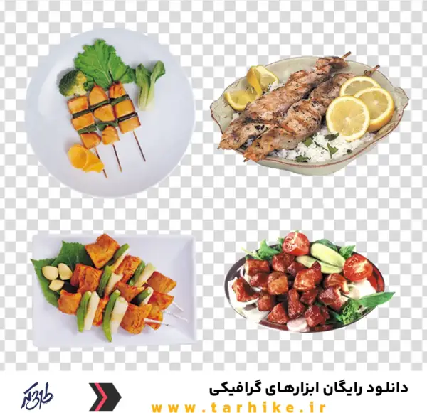عکس گرافیکی غذا