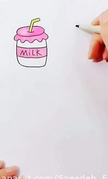 عکس نقاشی غذا کیوت