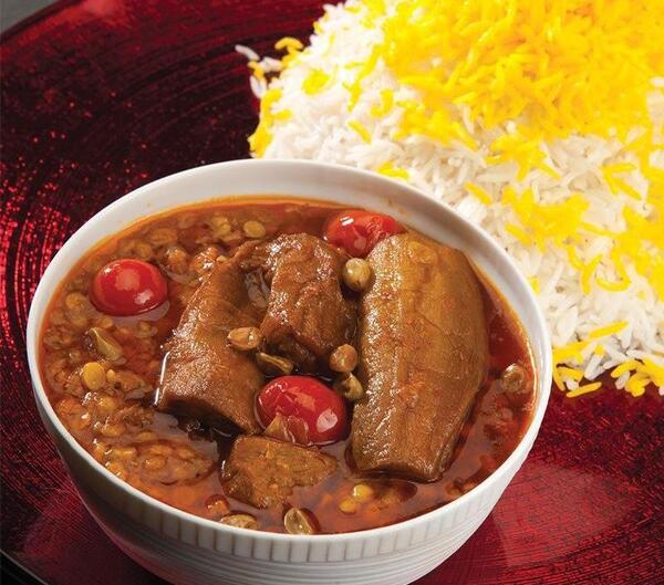 عکس غذا قیمه بادمجان