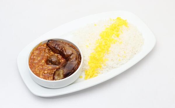 عکس غذا قیمه بادمجان