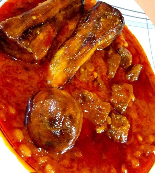 عکس غذا قیمه بادمجان