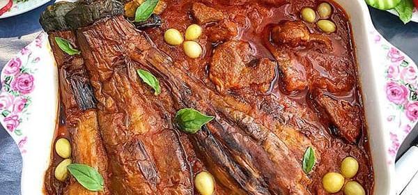 عکس غذا قیمه بادمجان