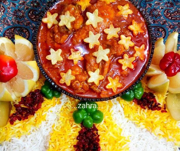 عکس سفره غذا طبیعی
