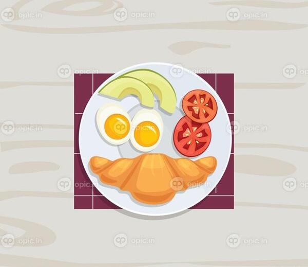 عکس غذای صبحانه سلامت